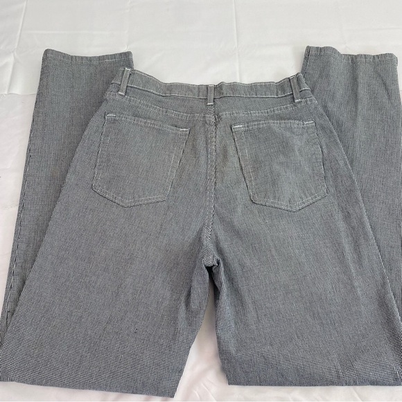 French Dressing Jeanswear Paris Black White Houndstooth Pants Women’s - Picture 3 of 9